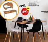 Table extensible Abbott en promo chez Maxi Bazar Argenteuil à 169,99 €