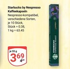 Kaffeekapseln Angebote von Starbucks by Nespresso bei GLOBUS Saarlouis für 3,69 €