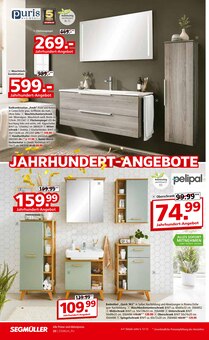 Badmöbel im Segmüller Prospekt "Highlight Angebote" mit 40 Seiten (Leverkusen)