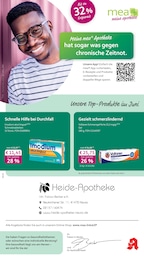 mea - meine apotheke Prospekt für Neuss mit 4 Seiten mea - meine apotheke Prospekt für Neuss: "Unsere Juni-Angebote", 4 Seiten, 01.06.2026 - 30.06.2026