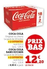 Coca Cola en promo chez Super U Montpellier à 12,20 €