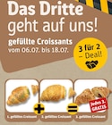 Aktuelle Brötchen Angebote bei REWE in Duisburg Aktuelles gefüllte Croissants Angebot bei REWE in Duisburg