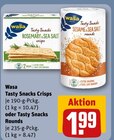 Tasty Snacks Crisps oder Tasty Snacks Rounds Angebote von Wasa bei REWE Weimar für 1,99 €