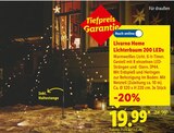 Lichterbaum 200 LEDs Angebote von Livarno Home bei Lidl Beckum für 19,99 €