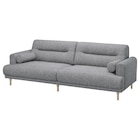 3er-Sofa Lejde grau/schwarz/Holz Lejde grau/schwarz Angebote von LÅNGARYD bei IKEA Neu-Ulm für 769,00 €