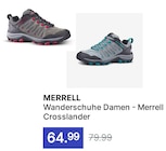 Wanderschuhe Angebote von Merrell bei Decathlon Regensburg für 64,99 €