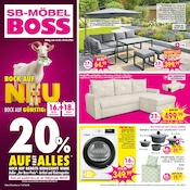 Aktueller SB Möbel Boss Möbel & Einrichtung Prospekt in Kassel und Umgebung, "20% AUF FAST ALLES" mit 12 Seiten, 16.05.2026 - 29.05.2026