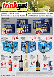 Trinkgut Prospekt "Aktuelle Angebote" für Cham, 4 Seiten, 29.09.2025 - 04.10.2025