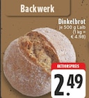 Dinkelbrot bei EDEKA im Wesel Prospekt für 2,49 €