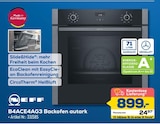 B4ACE4AG3 Backofen autark Angebote von NEFF bei EURONICS Bergkamen für 899,00 €