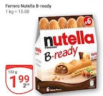 Nutella B-ready Angebote von Ferrero bei GLOBUS Rostock für 1,99 €
