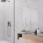 Faïence murale Oazis blanc calacatta glossy 30 x 90 cm Ép.8,7 mm - Castorama Faïence murale Oazis blanc calacatta glossy 30 x 90 cm Ép.8,7 mm à 25,95 € dans le catalogue Castorama