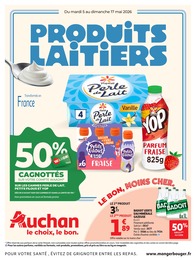 Prospectus Auchan Hypermarché à Villemomble "PRODUITS LAITIERS", 36 pages, 05/05/2026 - 17/05/2026