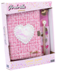 Journal intime en tweed girabrilla - LA GRANDE RÉCRÉ en promo chez La Grande Récré Journal intime en tweed girabrilla - LA GRANDE RÉCRÉ dans le catalogue La Grande Récré