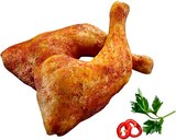Aktuelle Hähnchen Angebote bei REWE in Recklinghausen Aktuelles Fertig gebratene Hähnchenschenkel mit Rückenstück Angebot bei REWE in Recklinghausen ab 1,99 €