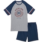 Pyjama court raglan homme - TEX en promo chez Carrefour Pyjama court raglan homme - TEX dans le catalogue Carrefour