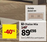 Chaise Mia en promo chez Conforama Chaise Mia dans le catalogue Conforama