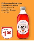 Aktuelles Bowle to go Erdbeer Angebot bei GLOBUS in Halle (Saale) ab 1,00 €