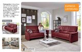 Polstergarnitur Deluxe wine 2,5-Sitzer Angebote bei Opti-Wohnwelt Neubrandenburg für 699,00 €