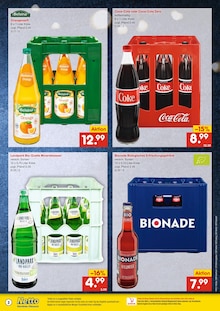 Coca Cola im Netto Marken-Discount Prospekt "DER ORT, AN DEM DU IMMER AUSGEZEICHNETE PREISE FINDEST." mit 6 Seiten (Mönchengladbach)