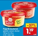 Popp im Netto Marken-Discount Prospekt Brotaufstrich von Popp im aktuellen Netto Marken-Discount Prospekt für 1,19 €