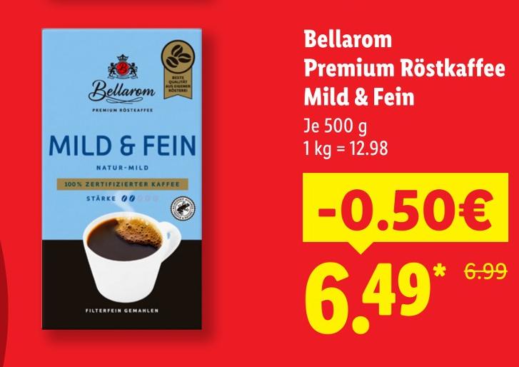 Premium Röstkaffee Mild & Fein
