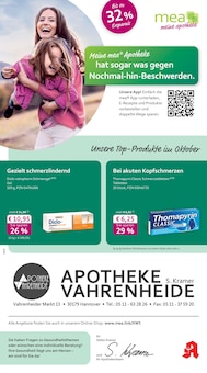 Aktueller mea - meine apotheke Prospekt "Unsere Oktober-Angebote" für Hannover Aktueller mea - meine apotheke Prospekt für Hannover mit  Seiten