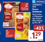 Unsere Goldstücke 6 Dinkel-Brötchen von Coppenrath & Wiese im aktuellen ALDI SÜD Prospekt für 1,29 €