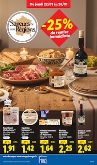 Promotion Petit-déjeuner dans le prospectus Lidl, valable du 22/01/2026 au 28/01/2026 Promo Petit-déjeuner dans le catalogue Lidl du moment à la page 9