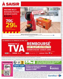 Promo Dolce Gusto dans le catalogue Carrefour du moment à la page 58
