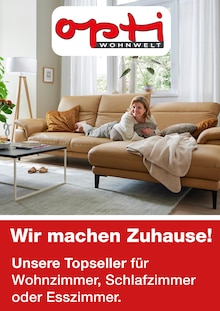 Opti-Wohnwelt Prospekt AKTUELLE ANGEBOTE mit  Seite in Schmalkalden und Umgebung