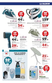 Promos Electroménager Linge dans le catalogue "Le Blanc À PRIX BAS" de Super U à la page 37