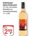 Aktuelle Sahne Angebote bei GLOBUS in Koblenz Aktuelles Sahne-Eierpunsch Angebot bei GLOBUS in Koblenz ab 2,99 €