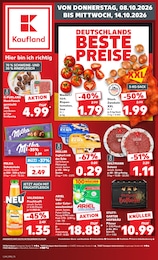 Aktueller Kaufland Supermarkt Prospekt für Stuttgart 08.10.2026 - 14.10.2026 Kaufland Prospekt für Stuttgart mit 70 Seiten