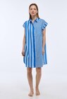 Chemise de nuit rayée en coton BIO GOTS à 21,59 € dans le catalogue Monoprix Margaret