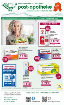 Aktueller Post Apotheke Prospekt (Kassel, 6 Seiten zum blättern Post Apotheke Prospekt Top Angebote mit 6 Seiten