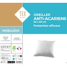 L'oreiller anti-acariens - TEX HOME en promo chez Carrefour L'oreiller anti-acariens - TEX HOME dans le catalogue Carrefour
