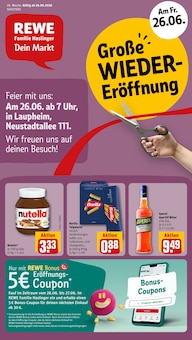 Aktueller REWE Prospekt "Dein Markt" Aktueller REWE Prospekt