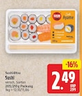 Sushi von Sushi4You für 2,49 € bei E center im Angebot Sushi von Sushi4You im aktuellen E center Prospekt