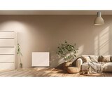 Radiateur électrique à inertie sèche cœur de céramique blanc "Loxy" 1000 W en promo chez Brico Dépôt Noisy-le-Grand à 79,00 €