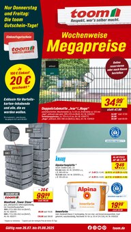 Aktueller toom Baumarkt Prospekt (Twistetal, 12 Seiten zum blättern toom Baumarkt Prospekt Respekt, wer's selber macht. mit 12 Seiten