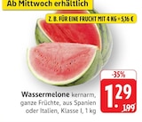 Wassermelone bei EDEKA im Plaidt Prospekt für 1,29 €