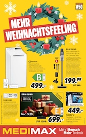 Aktueller MEDIMAX Elektromärkte Prospekt in Lauchhammer und Umgebung, "MEHR WEIHNACHTSFEELING" mit 8 Seiten, 05.12.2025 - 12.12.2025