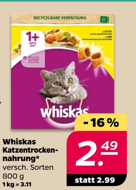 Katzentrockennahrung