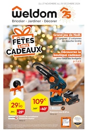 Prospectus Weldom à Cusy, "LES FÊTES À PRIX CADEAUX", 12 pages, 27/11/2024 - 29/12/2024