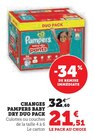 Baby Dry Pants Duo Pack - Pampers - U Express à Châtenay-Malabry Baby Dry Pants Duo Pack - Pampers en promo chez U Express Châtenay-Malabry à 21,51 €
