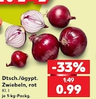 Zwiebeln, rot für 0,99 € bei Kaufland im Angebot Zwiebeln, rot im aktuellen Kaufland Prospekt