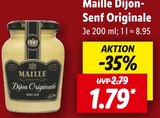 Aktuelles Dijon-Senf Originale Angebot bei Lidl in Paderborn ab 1,79 €