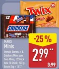 Snickers Minis im Angebot bei ALDI Nord in Recklinghausen Snickers Minis Angebote von Mars bei ALDI Nord Recklinghausen für 2,99 €