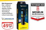 Mini-Kompressor Angebote von Michelin bei GLOBUS Oberhausen für 49,99 €